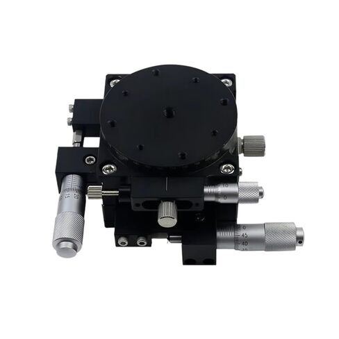 XYR60-L 60 * 60 مم XYR 3 محاور منصة الإزاحة اليدوية طاولة منزلق عالية الدقة in Kuwait