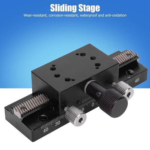 30x50mm Sliding Stage SEMCIC 100, Linear Translation Manual Fine Tuning Trimming Platform, High Displacement Accuracy, Aluminum Alloy Material, for Production Machinery Testing E in Kuwait