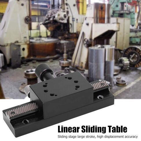 30x50mm Sliding Stage SEMCIC 100, Linear Translation Manual Fine Tuning Trimming Platform, High Displacement Accuracy, Aluminum Alloy Material, for Production Machinery Testing E in Kuwait