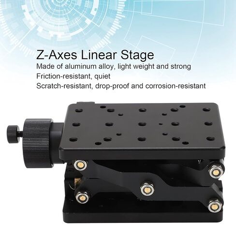 Tyenaza Z Axes Linear Stage Manual Twist Fine Tune Platform Sliding Table Large Stroke Load SPZ120 in Kuwait