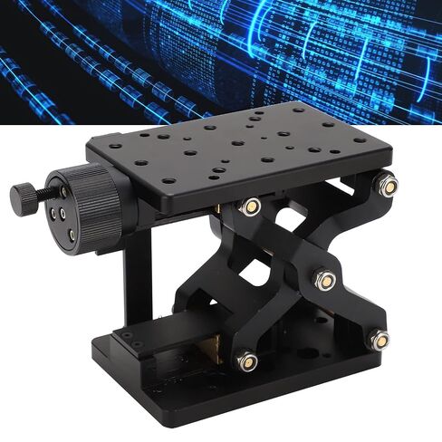 Tyenaza Z Axes Linear Stage Manual Twist Fine Tune Platform Sliding Table Large Stroke Load SPZ120 in Kuwait