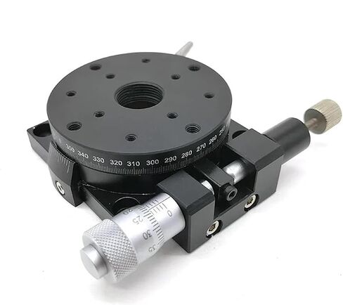 R محور 60 مم RSP60-L RS60-L دليل 360 درجة قابل للتعديل منصة ميكرومتر بصرية دوارة (RSP60-L) in Kuwait