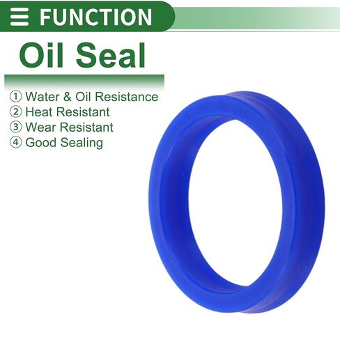 Universal Oil Seal UN Lip Seal Ring Rotary Shaft Seal 45x56x10mm High Pressure TPU Blue 5 Pcs in Kuwait
