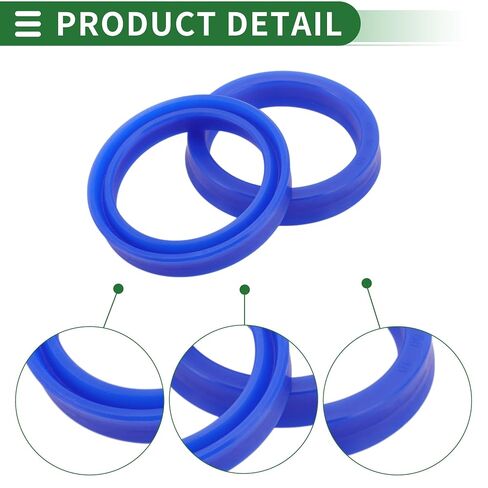 Universal Oil Seal UN Lip Seal Ring Rotary Shaft Seal 45x56x10mm High Pressure TPU Blue 5 Pcs in Kuwait