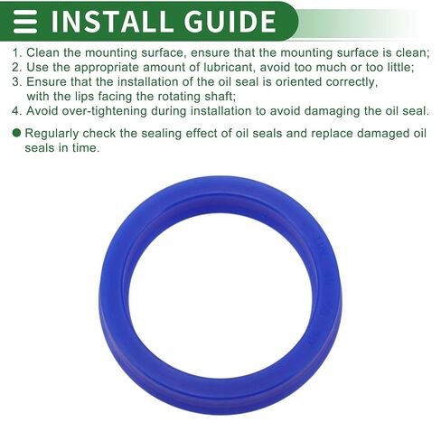 Universal Oil Seal UN Lip Seal Ring Rotary Shaft Seal 45x56x10mm High Pressure TPU Blue 5 Pcs in Kuwait