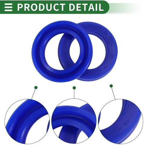 Universal Oil Seal UN Lip Seal Ring Rotary Shaft Seal 45x70x12mm High Pressure TPU Blue 5 Pcs in Kuwait