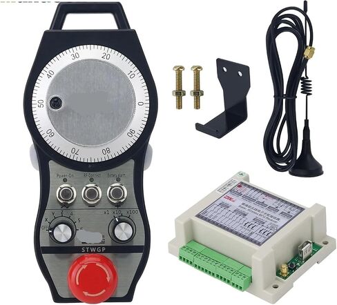 STWGP 6-Axis CNC MPG عجلة عقارب لاسلكية E-Stop مولد نبض يدوي + جهاز استقبال (لنظام ECS) in Kuwait