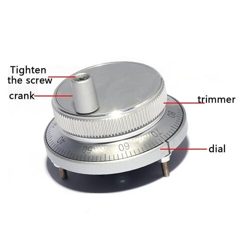 Pulse Handwheel 60mm CNC Handwheel Encoder Metal Gear Small Pulse Generator 100PPR in Kuwait