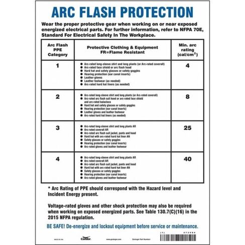 Safety Sign,14 inx10 in,Vinyl in Kuwait