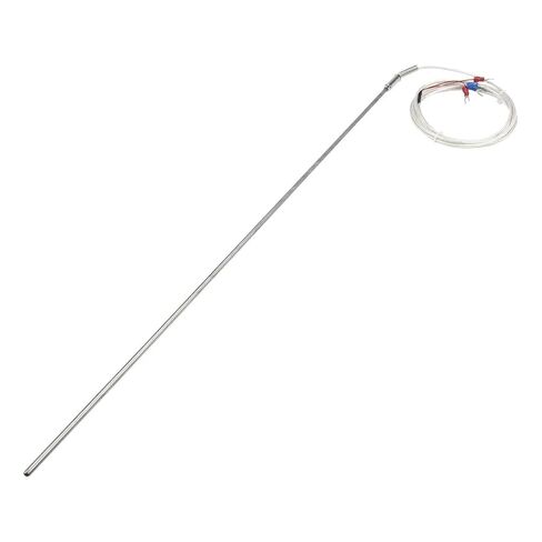 PT100 Type 4 Wires 2m 500mm 316L Stainless Steel Probe Sheathed RTD Temperature Sensor 1Pcs | A 4mm diameter in Saudi Arabia
