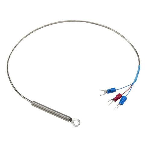 PT100 Type 0.5m Metal Screening Cable 6mm 5mm Diameter Hole Ring Head RTD Temperature Sensor 1Pcs | 5mm hole in Kuwait