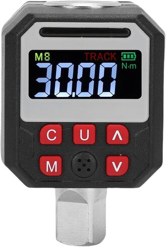 Cosiki 1/2 Drive Digital Torque Adapter, Digital Display Torque Wrench, Data Logger Tool with Buzzer & LED Alerts, 9 Preset Groups & 500 Data Storage, Ideal for Automotive & Bike Repair in Kuwait