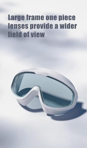 Unisex Swimming Goggles With a Hard Case for Men and Women Anti-Fog No Leak Mirror/Non-Mirror Lens in Kuwait