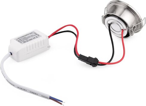 مجموعة مكونة من 10 مصابيح COB LED للأسفل 3 وات تحت الخزانة، تركيبات إضاءة سقفية مع مقلة عين قابلة للتعديل + سائق 3000K in Kuwait