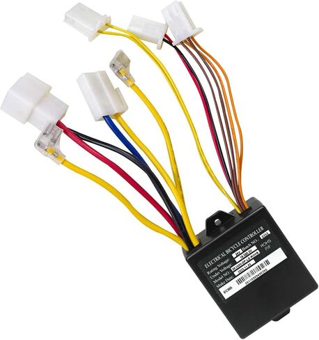 24V Controller for Razor E100, E125 (V10+), E150, E175 (V18+) Scooter - ZK2400-DP-LD-ROHS, ZK2400-DP-FS-ROHS, Replace Part # W13111612015, Connectors 4-Pin Throttle in Kuwait