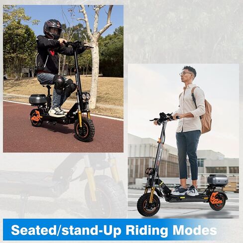 Electric Scooter for Adults–3200W/1600W/1200W Fast E Scooter, 35/40/45 Miles Long Range, 35 MPH Max Speed, Foldable Scooter with Full Suspension for Commuter in Kuwait
