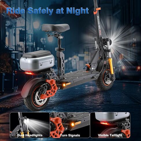 Electric Scooter for Adults–3200W/1600W/1200W Fast E Scooter, 35/40/45 Miles Long Range, 35 MPH Max Speed, Foldable Scooter with Full Suspension for Commuter in Kuwait