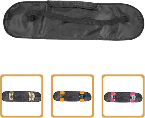 Toddmomy Skateboard Shoulder Sling Bag 80cm Sturdy Board Carrier Pouch for Outdoor Sports, Convenient Skateboard Bag Wide Strap for Skateboarding and Travel in Kuwait