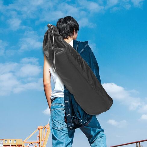 Kisangel 2pcs Skateboard Backpack Shoulder Sling Bags Drawstring Carry Longboard Pouch for Outdoor Sports Skateboarding Accessories Style in Kuwait