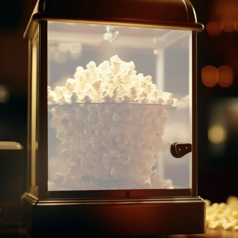 SHOWERORO Popcorn Machine Door Panel Replacement Thickened Pvc 11.42 Inch Clear Baffle Easy Install Compatible with Commercial Popcorn Makers in Kuwait