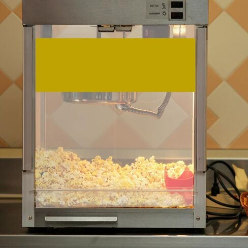 SHOWERORO Popcorn Machine Door Panel Replacement Thickened Pvc 11.42 Inch Clear Baffle Easy Install Compatible with Commercial Popcorn Makers in Kuwait