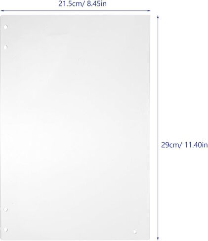 SHOWERORO Popcorn Machine Door Panel Replacement Thickened Pvc 11.42 Inch Clear Baffle Easy Install Compatible with Commercial Popcorn Makers in Kuwait