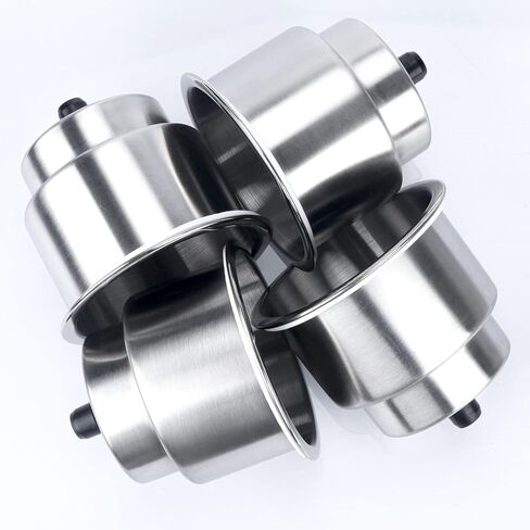 Stainless Steel Cup Drink Holder with Drain Marine Boat Rv Camper (4) in Kuwait