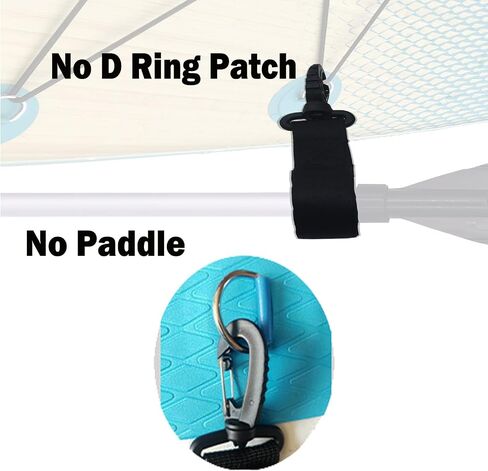 AUXPhome Universal Kayak Paddle Holder, Paddle Board Accessories, Inflatable Boat Paddle Storage, Canoe Paddle Keeper, Set of 2 Paddle Clips, with Kayak Pad Eye Deck Loops Tie Down with Screws in Kuwait