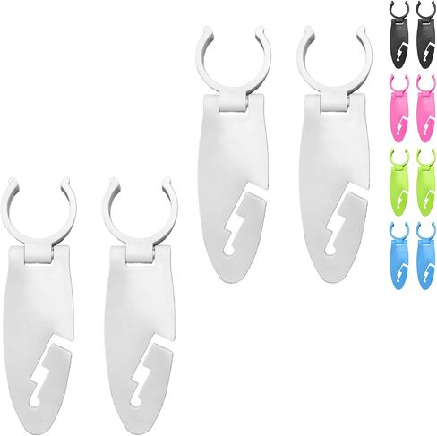 4 Pcs Paddle Board Clips Holder for Various Kayak, Universal Paddle Clips, Kayak Paddle Holder Storage Mount, Quick Snap-On Retainer Clamps Accessories in Kuwait