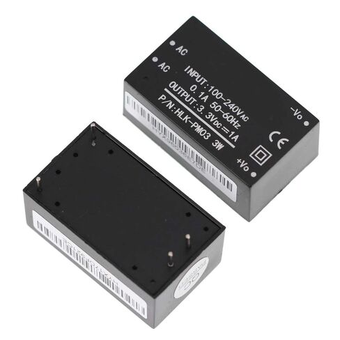 5 قطعة HLK-PM03 التبديل AC-DC 220 فولت إلى 3.3 فولت باك وحدة إمداد الطاقة in Kuwait