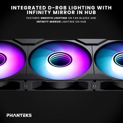 شفرة Phanteks M25-120 Gen2 المعكوسة، مراوح تبريد ARGB عالية الأداء 120 مم، إطار مروحة موحد بسلسلة ديزي، محور مرآة لا نهاية له، اتصال كابل واحد، أسود in Kuwait