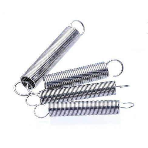 Double Hook Springs, Wire Dia 1mm OD 6mm Helical Pullback Coil Spring Length 20-60mm S Hook Extension Spring 2Pcs(1x6x20mm) in Kuwait
