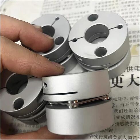 1pcs CSCA Single Diaphragm Coupling, Elastic Aluminum Alloy, For Servo Stepper Screw Motor Keyway Outer Diameter:26 * 26mm(26x26mm 8mm to 12mm) in Kuwait