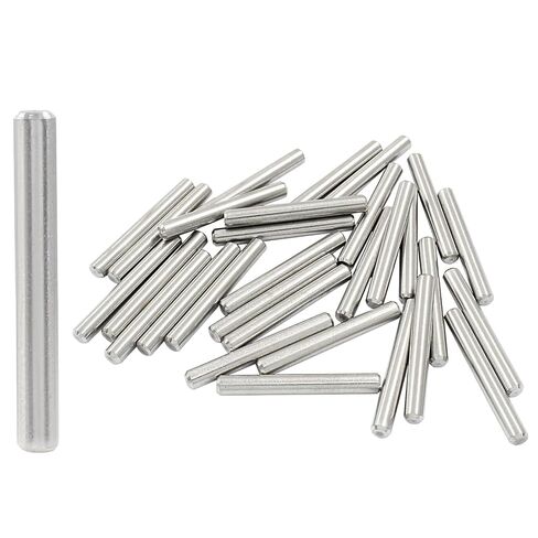 30Pcs M4 x 40mm Stainless Steel Dowel Pins, Silver Dowel Pin, Pins for Shelf Support, Furniture Pegs in Kuwait