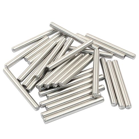 30Pcs M4 x 40mm Stainless Steel Dowel Pins, Silver Dowel Pin, Pins for Shelf Support, Furniture Pegs in Kuwait