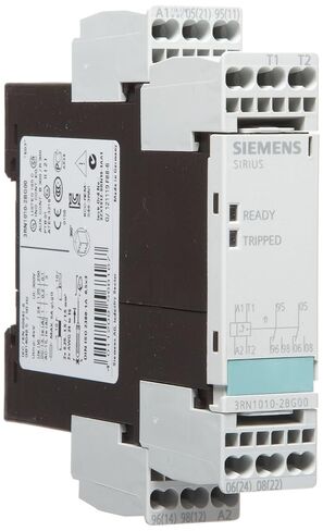 Thermistor Motor Protection Relay, Cage Clamp Terminal, Standard Evaluation Units, 2 LEDs, 22.5mm Width, Auto Reset, 2 CO Contacts, 110VAC Control Supply Voltage in Kuwait