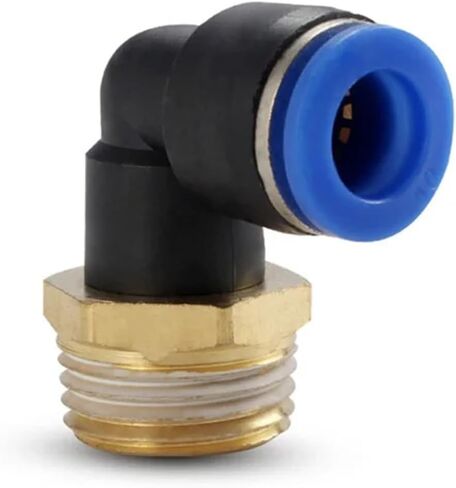 PL6-02 PL8-02 PL6-01 PL8-1 Pneumatic Fittings Push In Connector 1/8'' 1/4'' 3/8'' Thread-4 6 8 10 12mm 1Pcs(PL8-03) in Kuwait