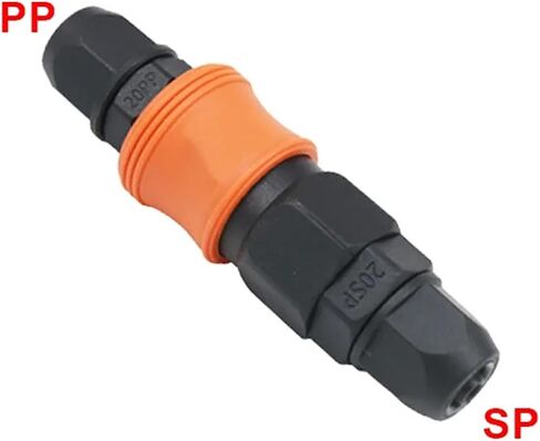 Plastic Steel Fittings Pneumatic Hose Compressor Connection Release Fitting PM/SM/PH/SH 1Pcs(PP and SP,20) in Kuwait
