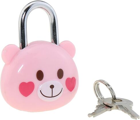 Cute Cartoon Animal Padlock Combination Lock Padlock with Key Locker Luggage Bag Mini Padlock Suitable for Pole Box Locker Drawer in Kuwait