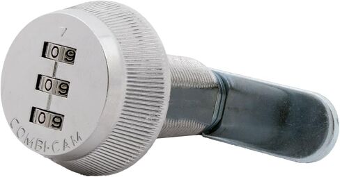 FJM Security Combi-Cam 7850R-XL Combination Cam Lock, 1-3/8" Chrome Finish in Kuwait
