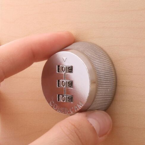 FJM Security Combi-Cam 7850R-XL Combination Cam Lock, 1-3/8" Chrome Finish in Kuwait