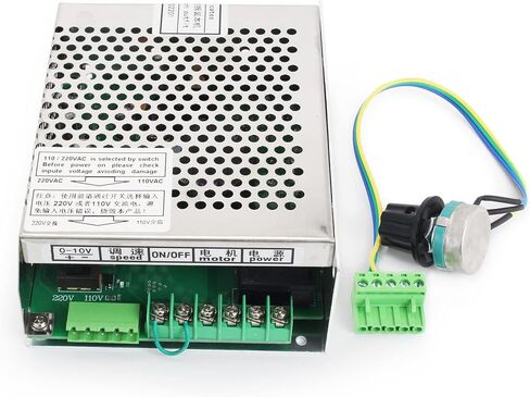 RATTMMOTOR 800W Mach3 Fuction CNC Spindle Motor Speed Controller 6A Power Supply Converter AC110V/220V Compatible with 800W Spindle Motor for CNC Router Milling Machine in Kuwait