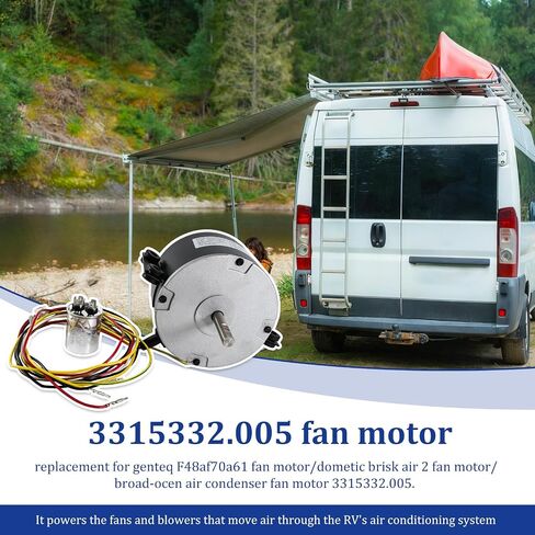 Fan Motor 1/5 HP Replacement for 3315332.005 Broad Ocen in Kuwait