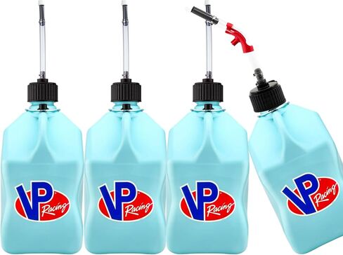VP Racing Utility Container 5.5 Gallon - 2 Pack With 2 Deluxe Hoses and a Get Bent Hose Bender (V-Twin, 2 Pack) in Kuwait