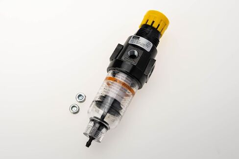 Parker 14E15B13FC One-Unit Combo Compressed Air Filter/Regulator, 1/4" NPT, Polycarbonate Bowl, Auto Pulse Drain, 5 Micron, 18 scfm, Relieving Type, 0-125 psi Pressure Range, No Gauge in Kuwait