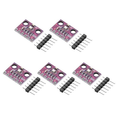 MECCANIXITY 6 قطع BMP280 I2C IIC SPI 6PIN وحدة استشعار الضغط الجوي 3.3 فولت مستشعر ارتفاع الضغط الجوي الرقمي عالي الدقة مع دبابيس الرأس in Kuwait