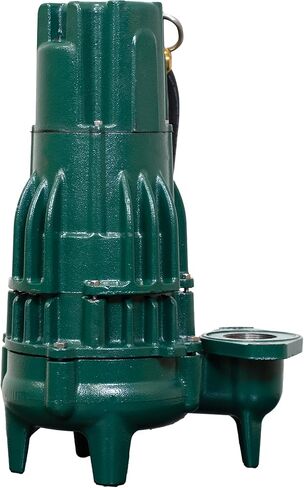Zoeller 293-0014, Model G293, Waste-Mate 290 Series, High Head Sewage Submersible Pump, 1 HP, 460 V, 3 Phase, 4.0 Amps, Single Seal, 2" NPT Discharge, 122 GPM Max, 51 ft Max Head, 20 ft Cord, Manual in Kuwait