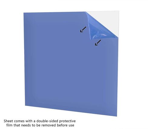 Acrylic Clear Plexiglass Cast Sheet 1/4" x 24" x 24" Nominal in Kuwait