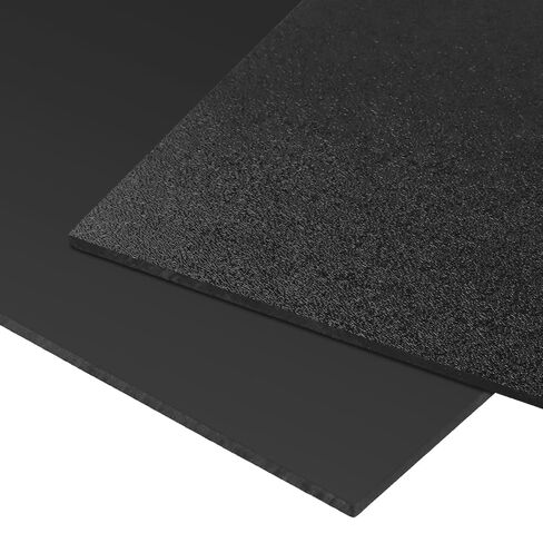 LEXININ 15.6 x 11.8 x 1/4 Inch Black ABS Plastic Sheet, Moldable Thermoplastic Board for DIY, Signage, Handcrafts in Kuwait
