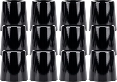12 Pack Solid Black Golf Iron Ferrules for .355 & .370 Tapered Shafts – Multiple Length Options (0.500", 0.750", 1.000") for Iron & Wedge Re-Shafting in Kuwait